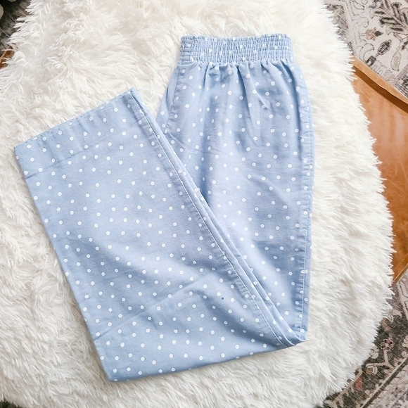 Napa Valley Pants - 𝅺3/$20 Vintage Napa Valley Blue & White Polka Dot Pants